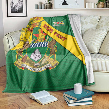 Personalised Proudly Zimbabwe Blanket Happy Independence Day LT15