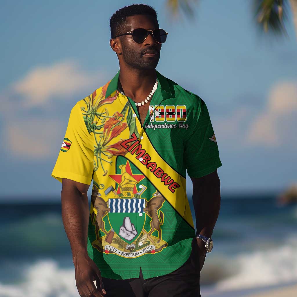 Personalised Proudly Zimbabwe Hawaiian Shirt Happy Independence Day LT15