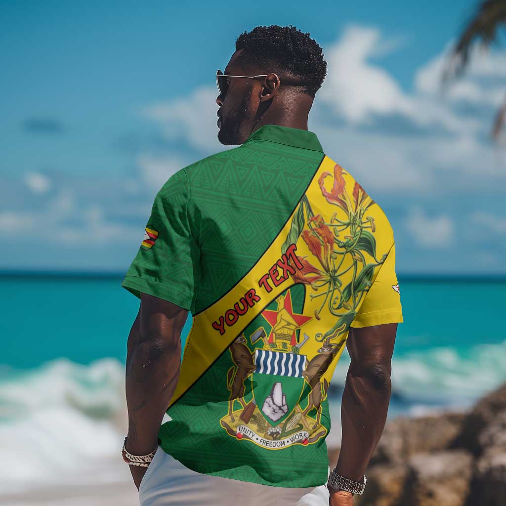 Personalised Proudly Zimbabwe Hawaiian Shirt Happy Independence Day LT15