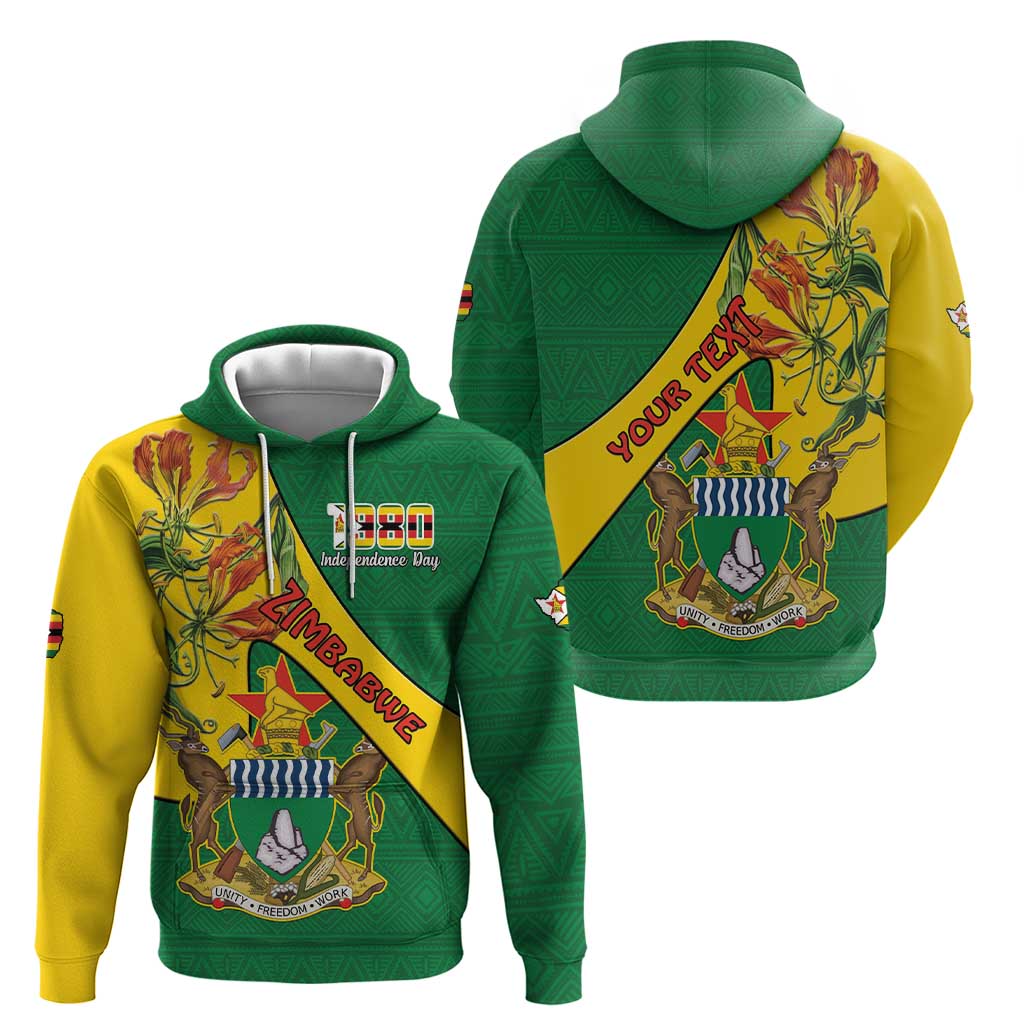 Personalised Zimbabwe Hoodie 1980 Independence Day LT15