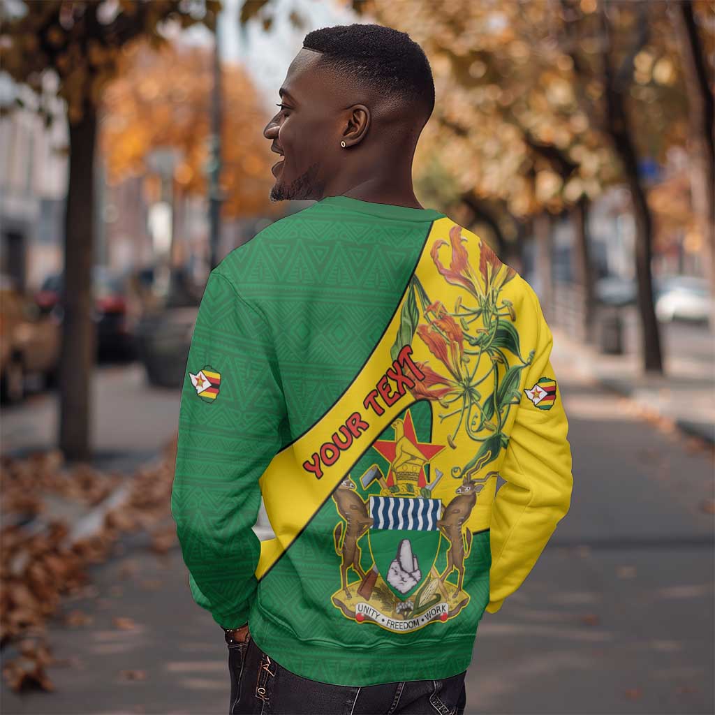 Personalised Proudly Zimbabwe Sweatshirt Happy Independence Day LT15