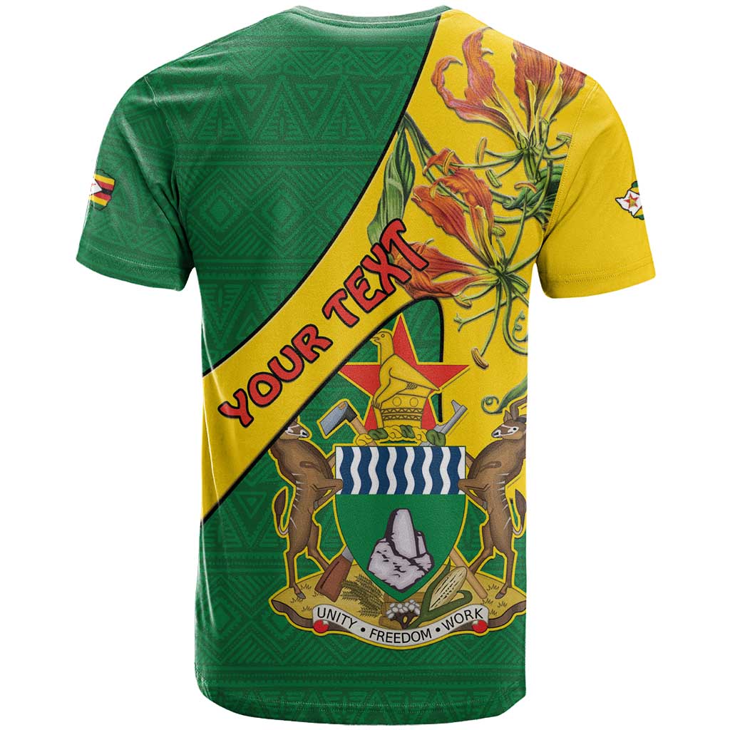 Personalised Proudly Zimbabwe T shirt Happy Independence Day LT15
