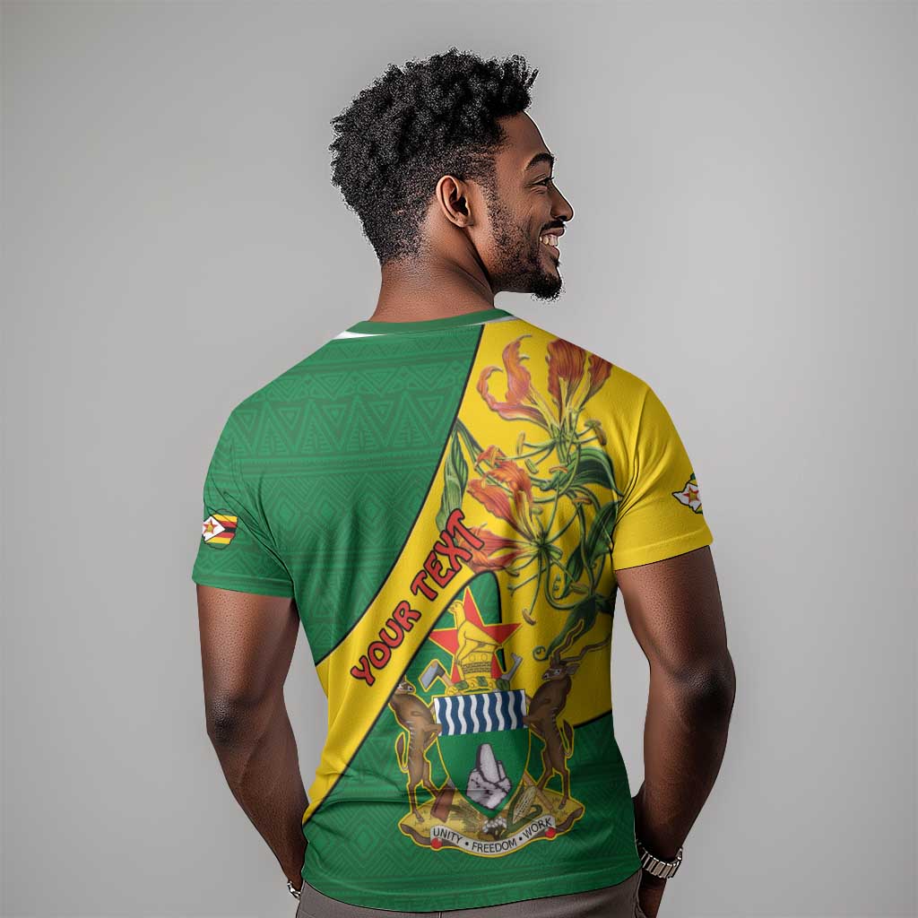 Personalised Proudly Zimbabwe T shirt Happy Independence Day LT15