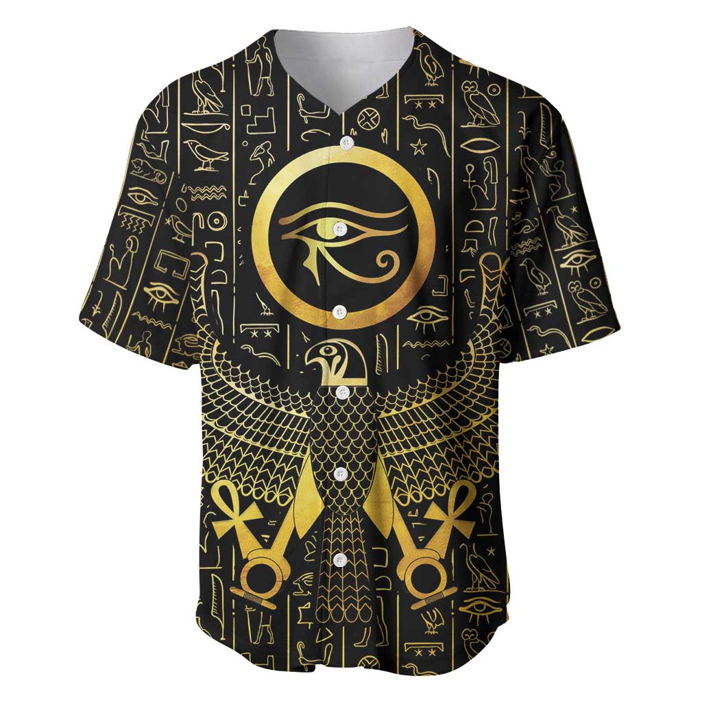 Ancient Egyptian Baseball Jersey Horus Falcon God LT15