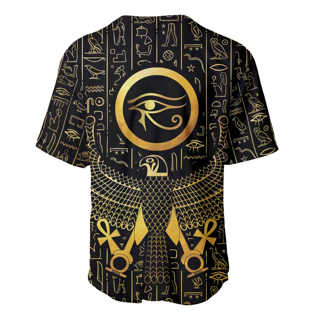 Ancient Egyptian Baseball Jersey Horus Falcon God LT15