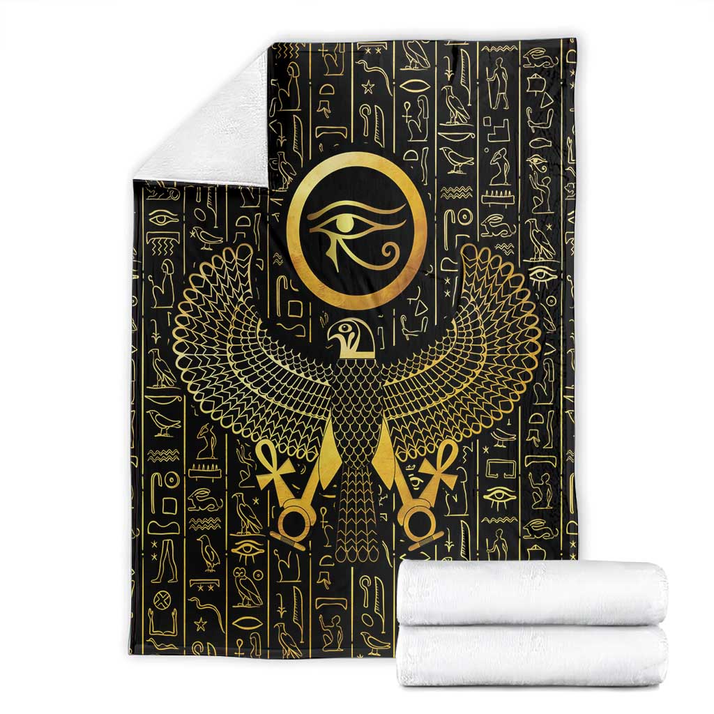 Ancient Egyptian Blanket Horus Falcon God LT15