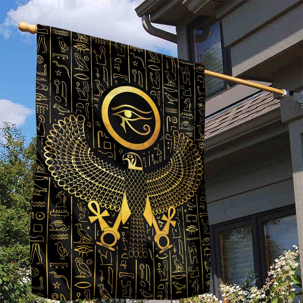 Ancient Egyptian Garden Flag Horus Falcon God LT15