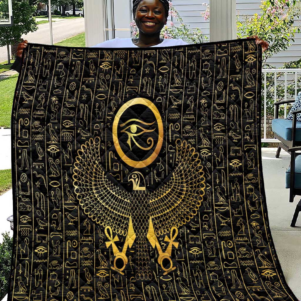 Ancient Egyptian Quilt Horus Falcon God LT15