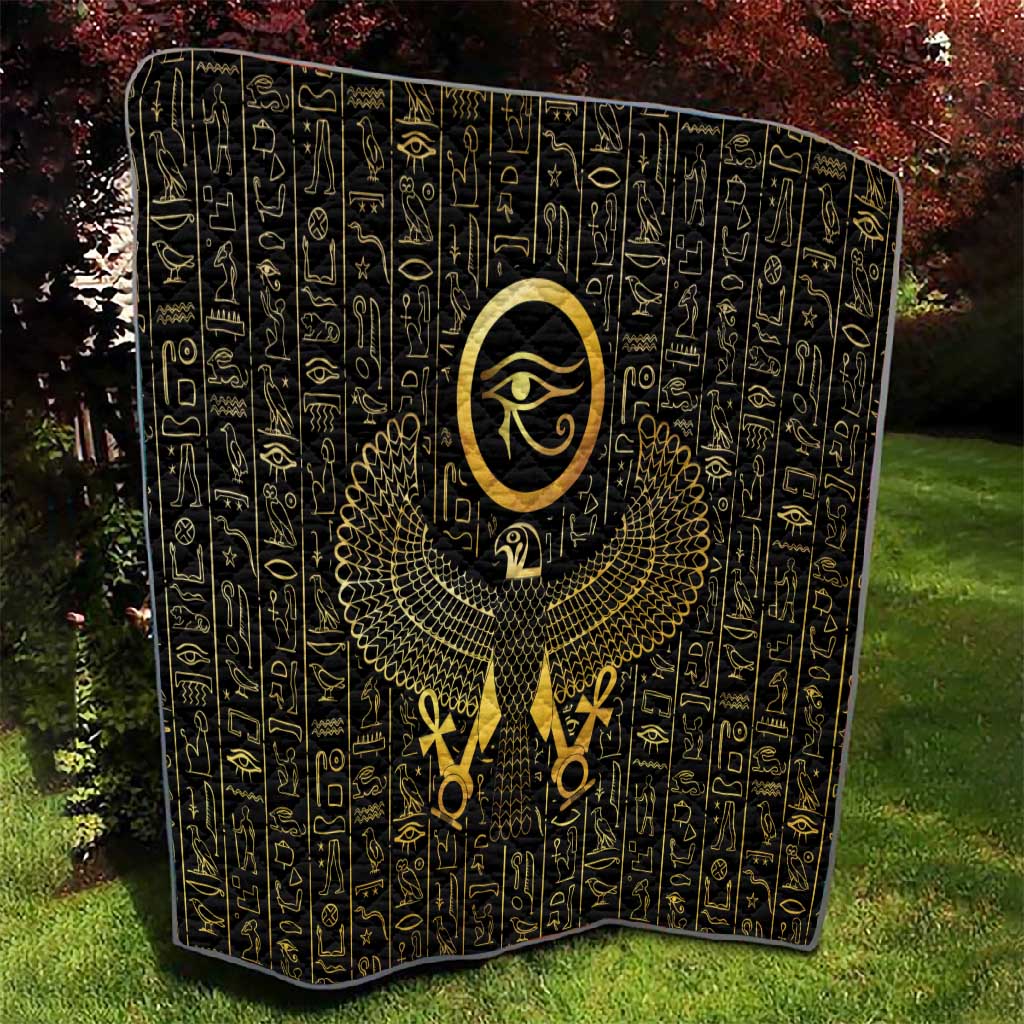 Ancient Egyptian Quilt Horus Falcon God LT15