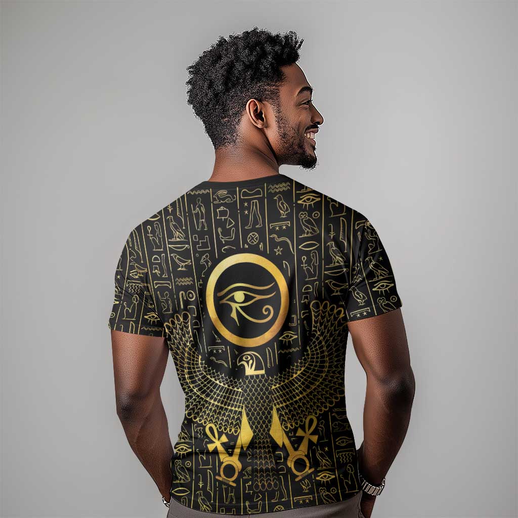 Ancient Egyptian T shirt Horus Falcon God LT15