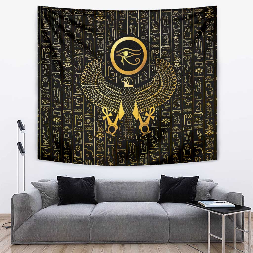 Ancient Egyptian Tapestry Horus Falcon God LT15