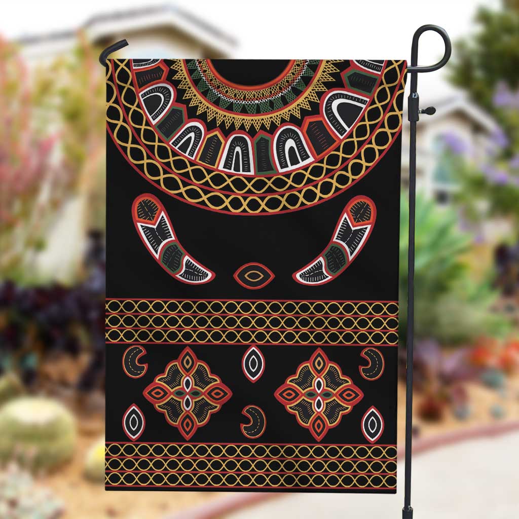 Cameroon Traditional Toghu Pattern Garden Flag LT15