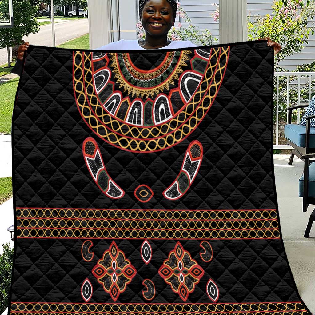 Cameroon Traditional Toghu Pattern Quilt LT15