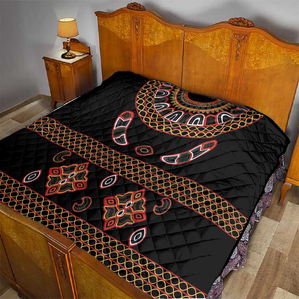Cameroon Traditional Toghu Pattern Quilt LT15