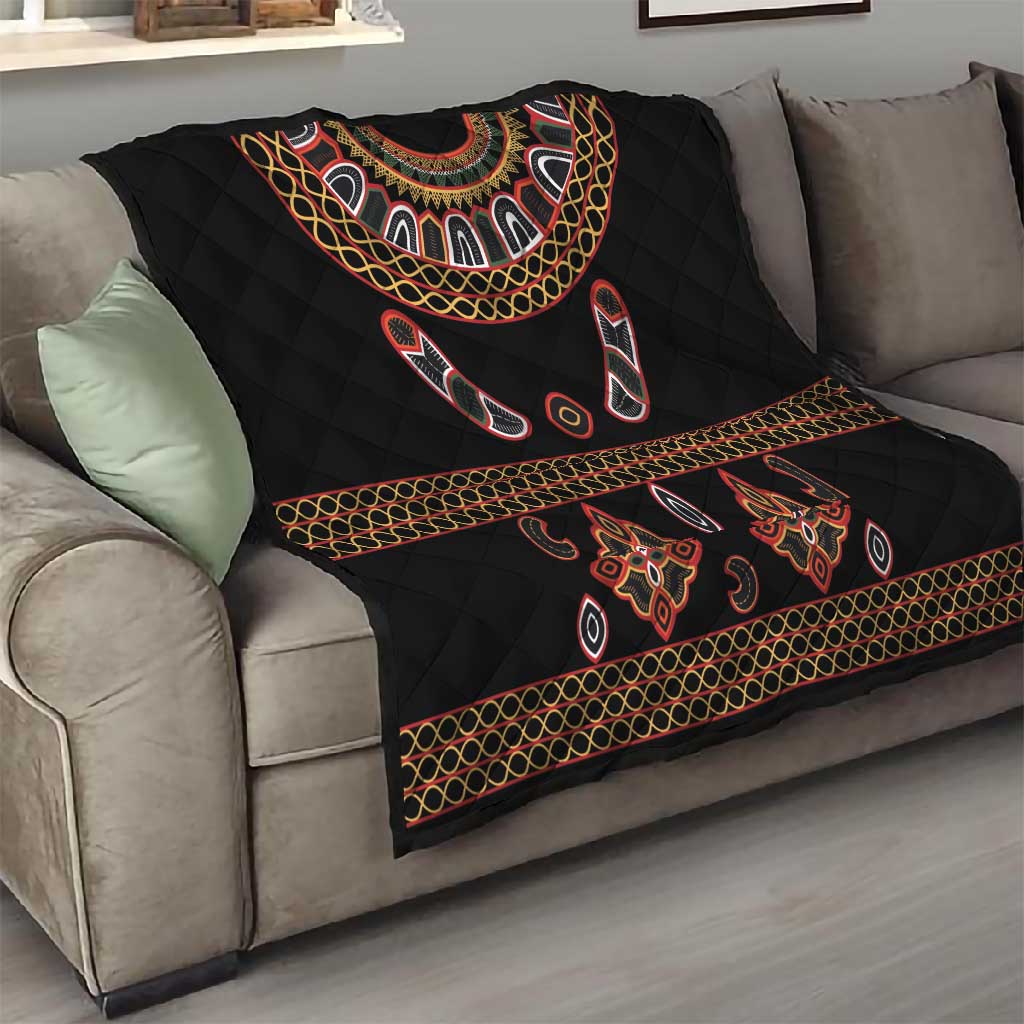 Cameroon Traditional Toghu Pattern Quilt LT15