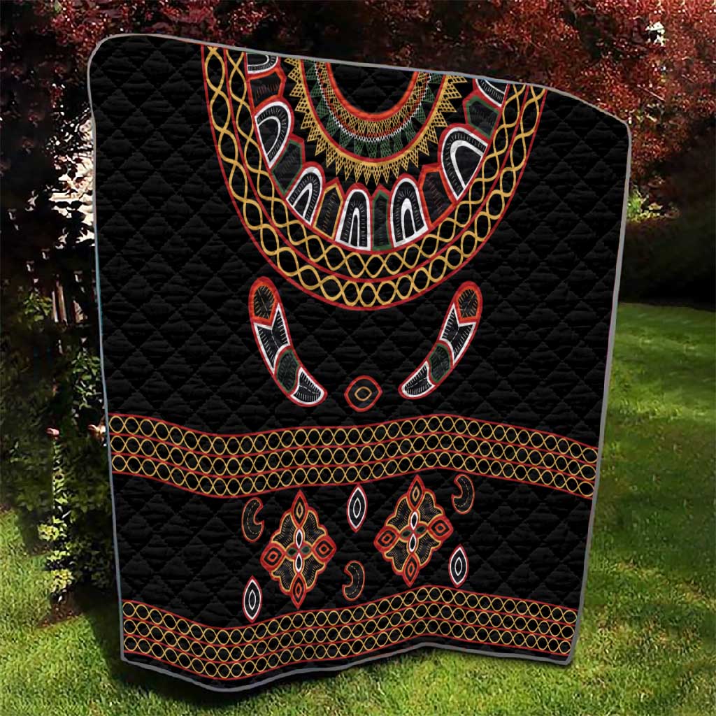 Cameroon Traditional Toghu Pattern Quilt LT15