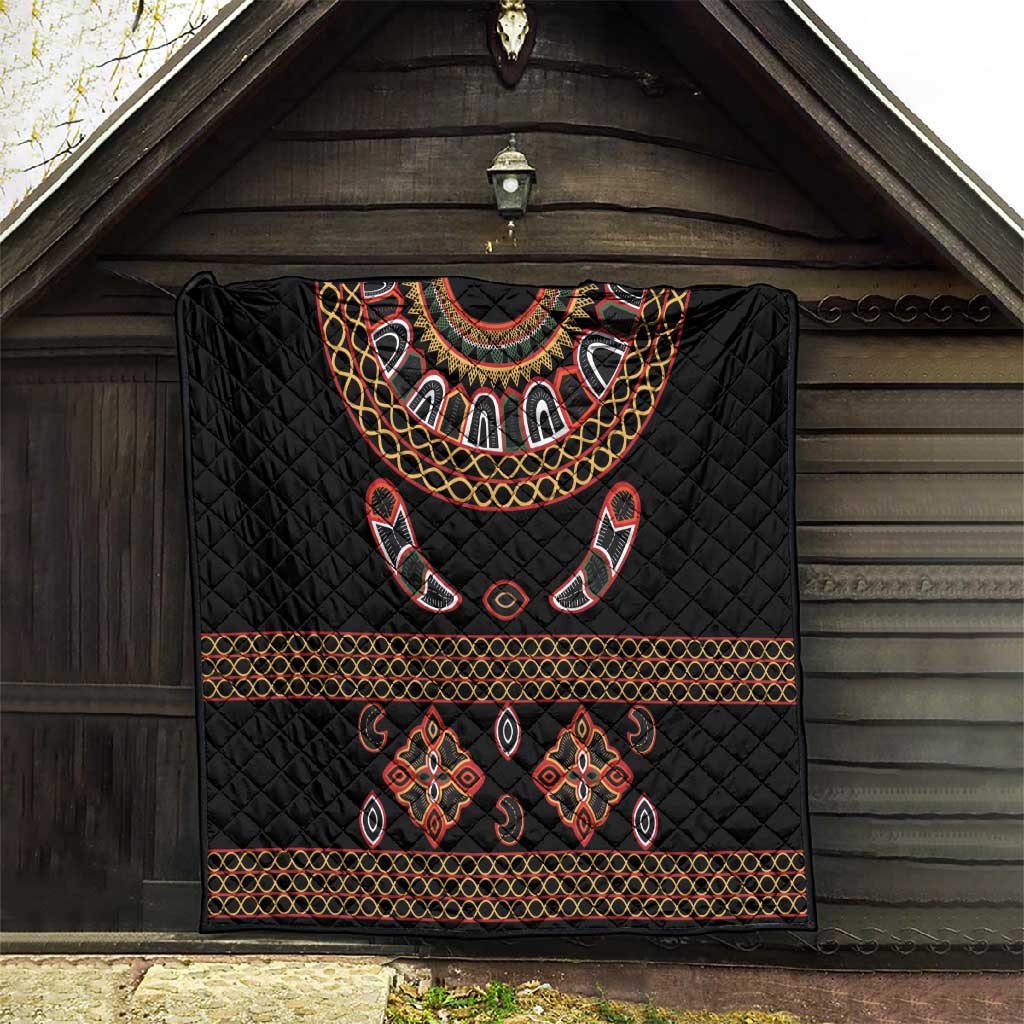 Cameroon Traditional Toghu Pattern Quilt LT15