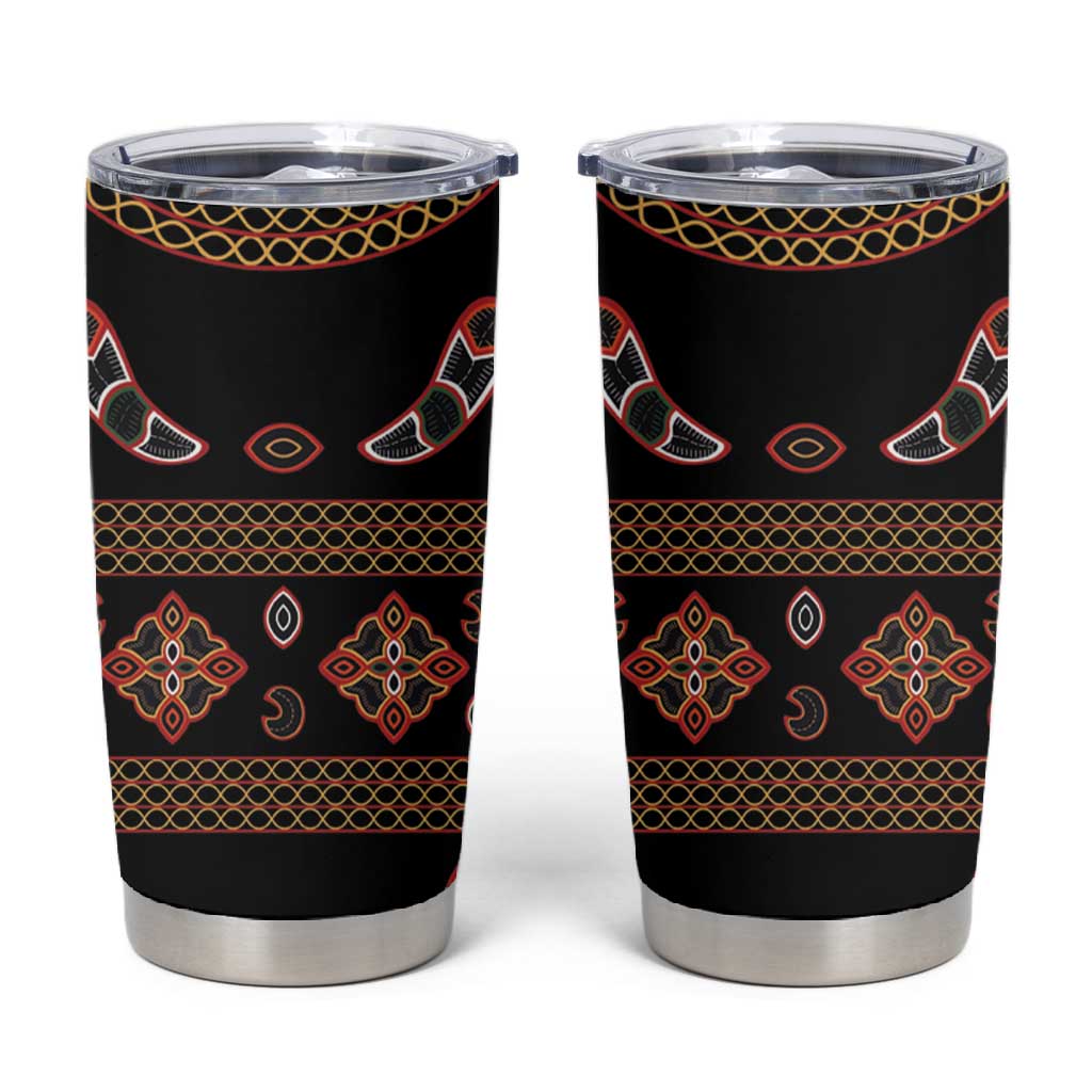Cameroon Traditional Toghu Pattern Tumbler Cup LT15
