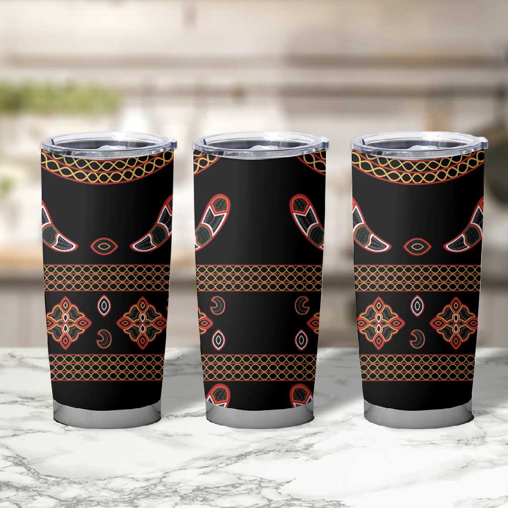 Cameroon Traditional Toghu Pattern Tumbler Cup LT15