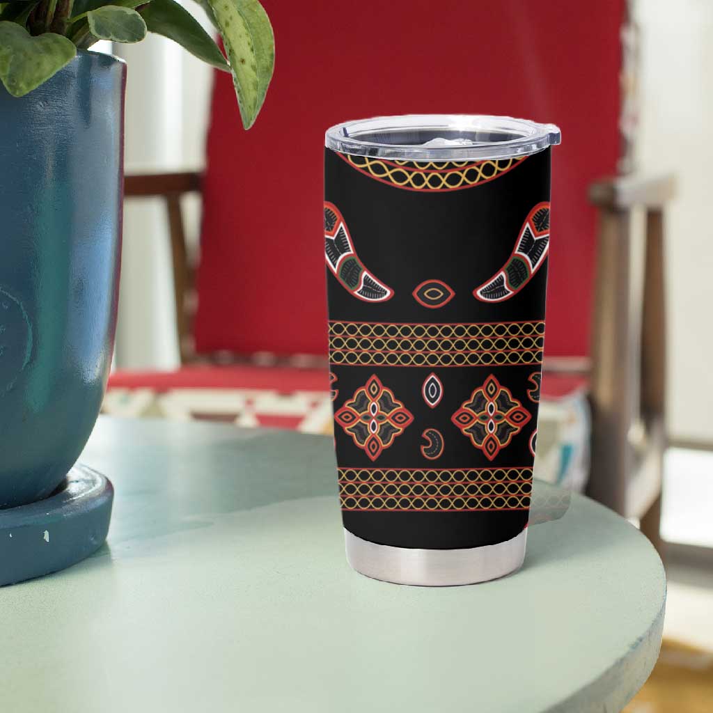 Cameroon Traditional Toghu Pattern Tumbler Cup LT15