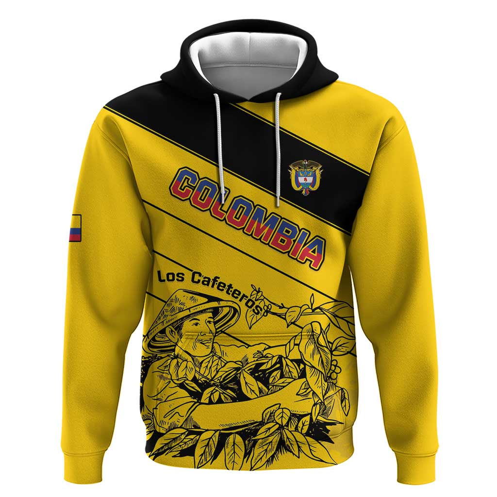 Custom Colombia Football Hoodie Go Los Cafeteros LT15