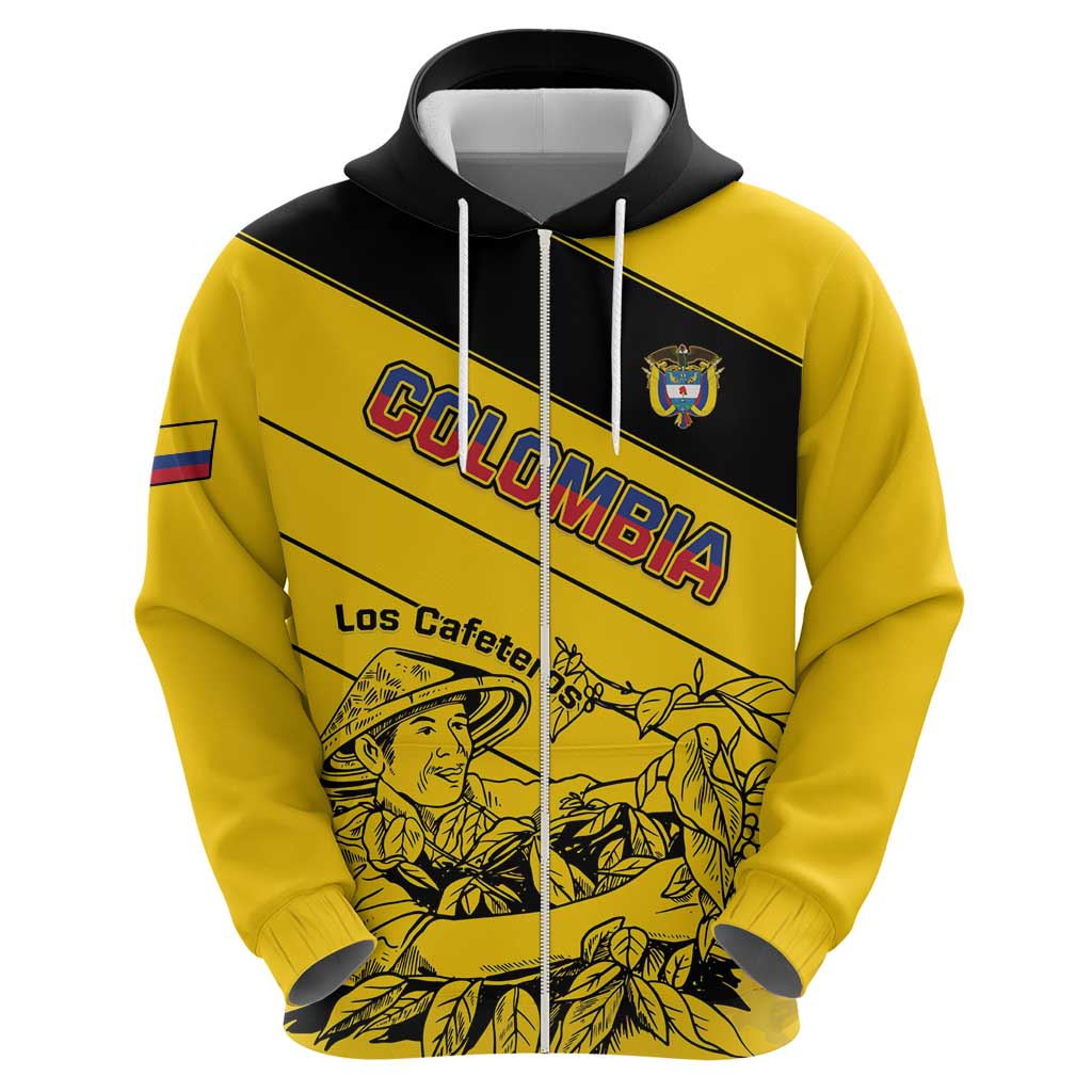 Custom Colombia Football Hoodie Go Los Cafeteros LT15