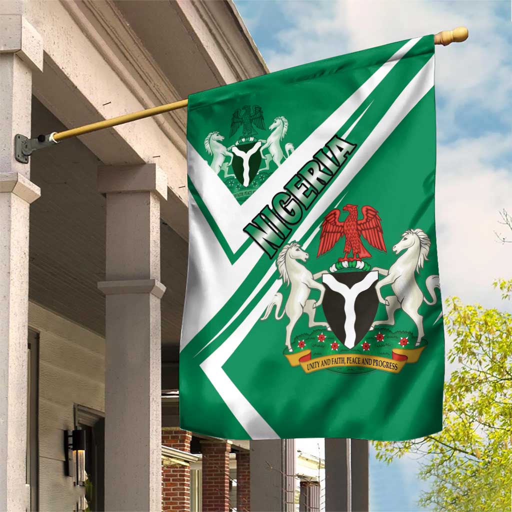 Nigeria Coat Of Arms Sporty Style Garden Flag LT15