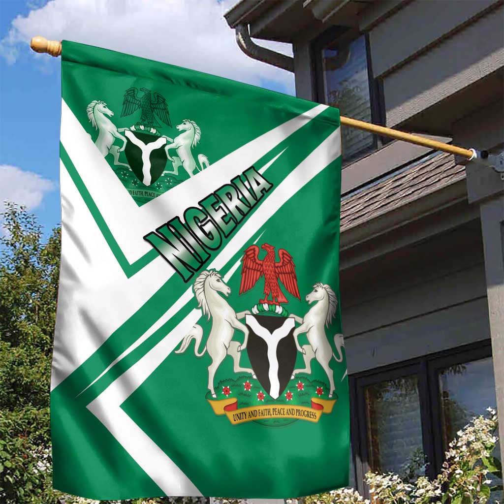 Nigeria Coat Of Arms Sporty Style Garden Flag LT15