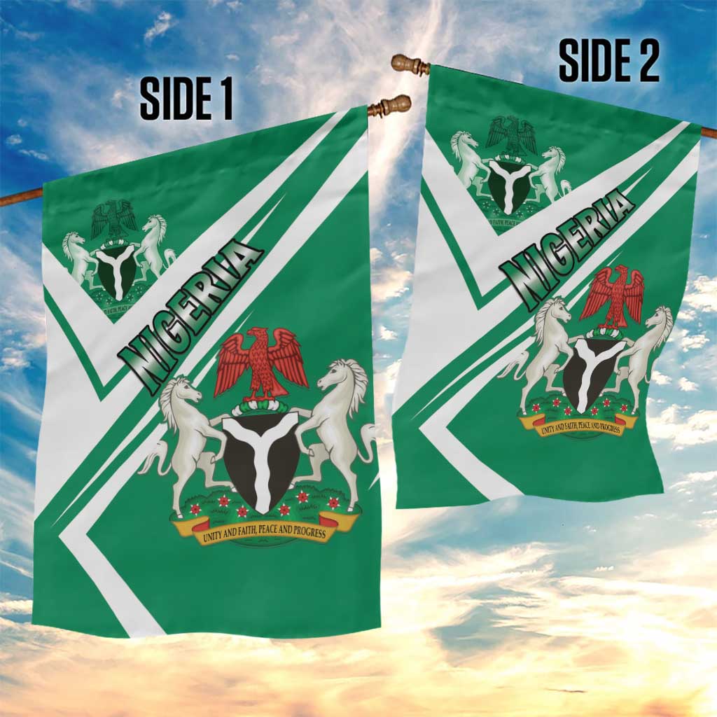 Nigeria Coat Of Arms Sporty Style Garden Flag LT15