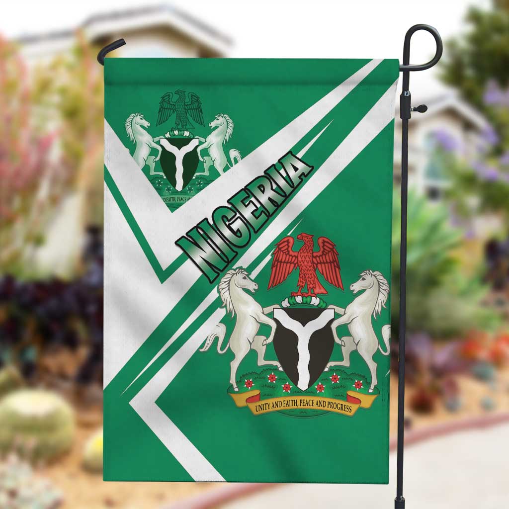 Nigeria Coat Of Arms Sporty Style Garden Flag LT15