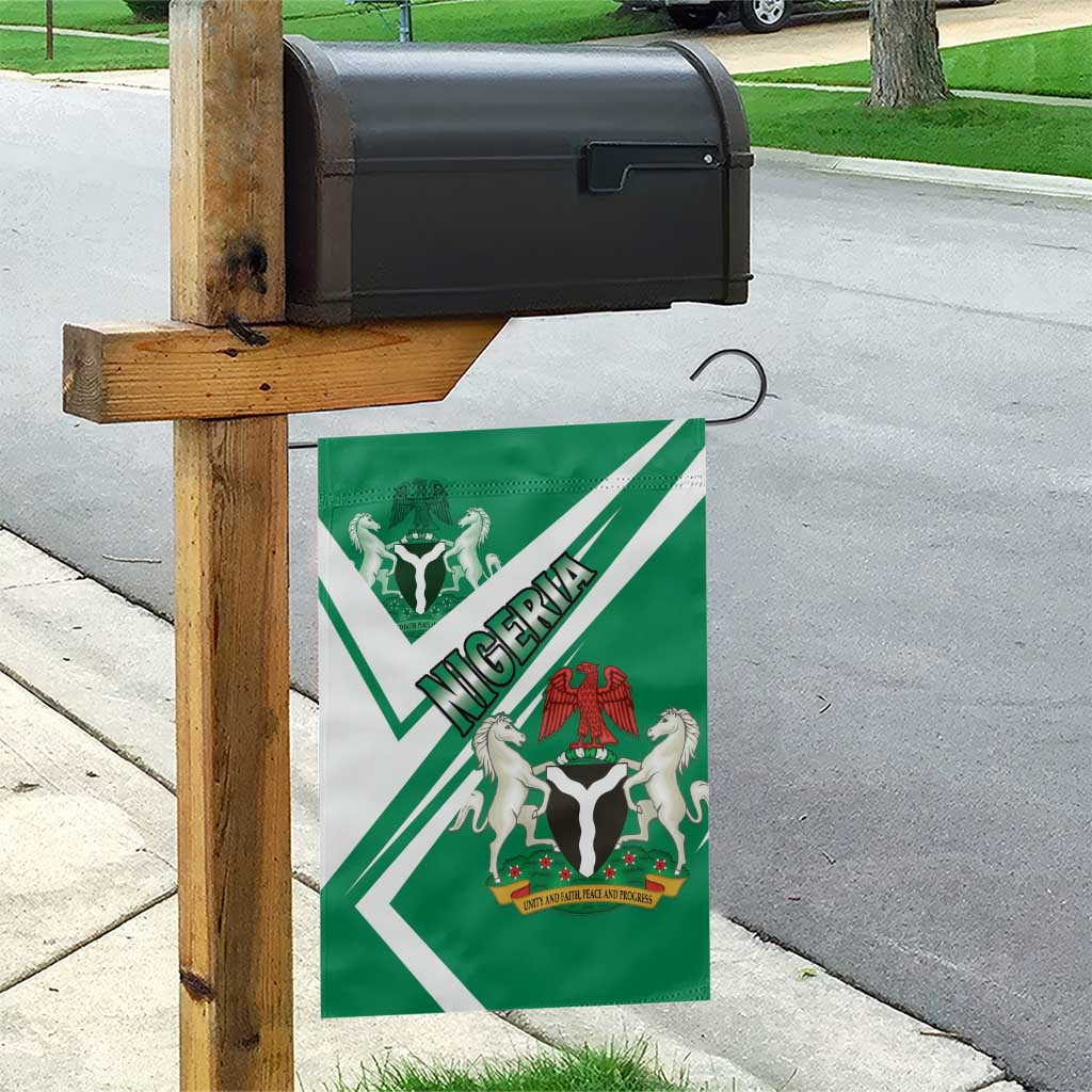 Nigeria Coat Of Arms Sporty Style Garden Flag LT15