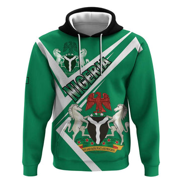 Nigeria Coat Of Arms Hoodie Sporty Style LT15