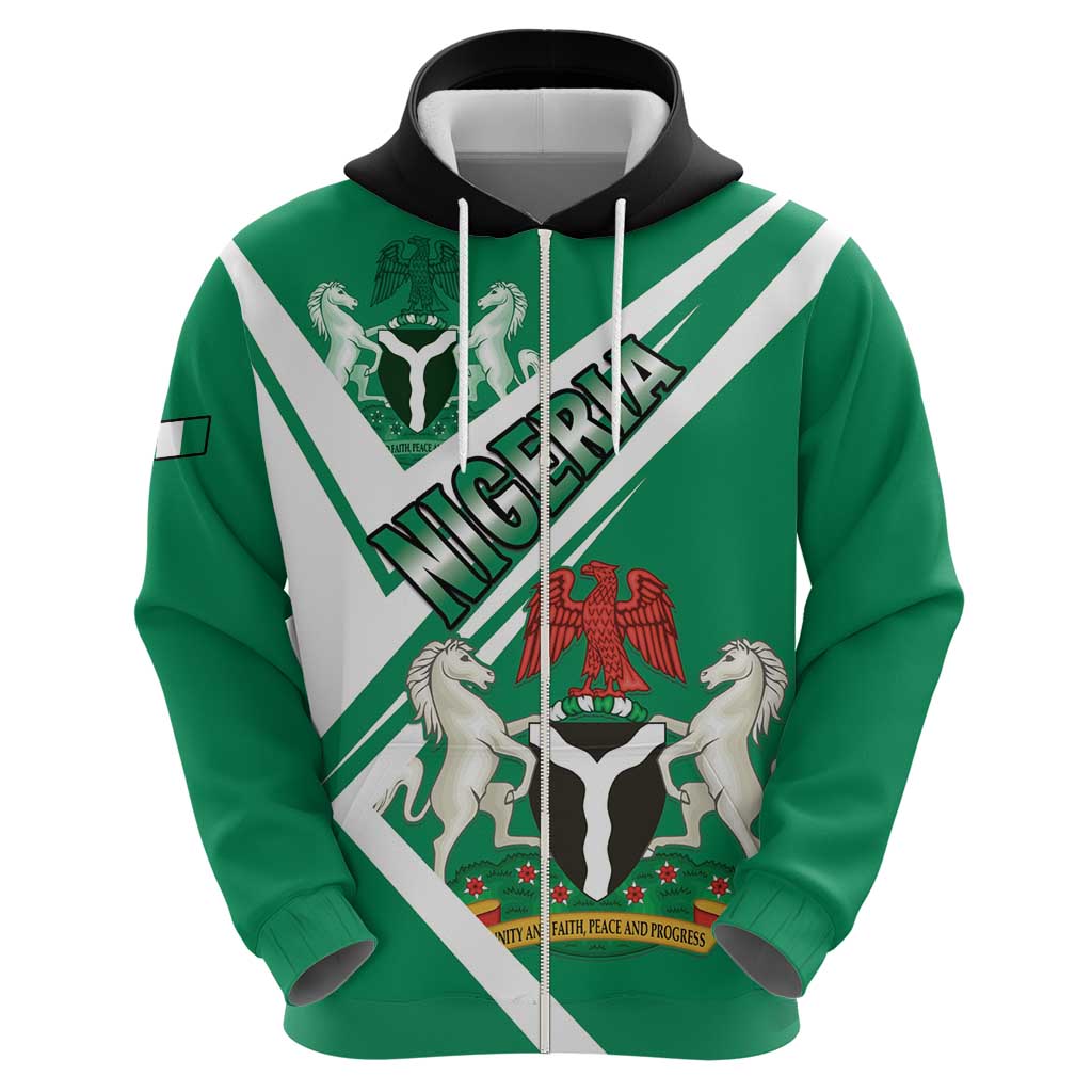 Nigeria Coat Of Arms Hoodie Sporty Style LT15