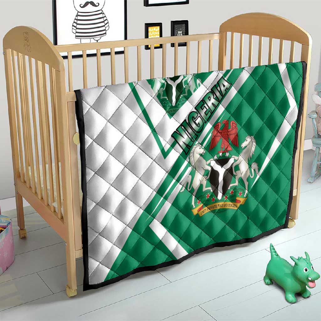 Nigeria Coat Of Arms Sporty Style Quilt LT15