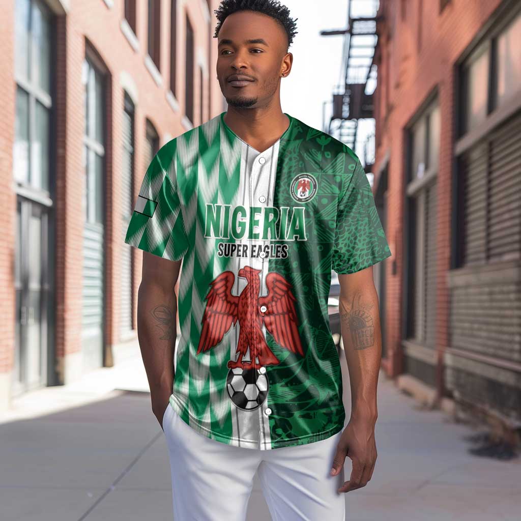 Custom Nigeria Football Baseball Jersey Go Champions LT15
