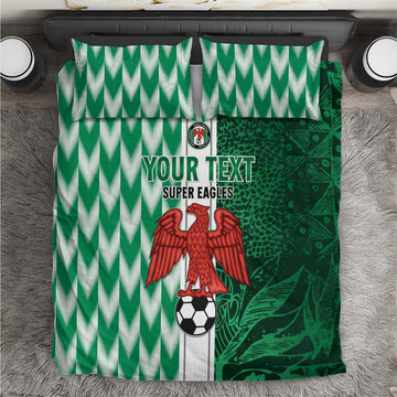 Custom Nigeria Football Bedding Set Go Champions LT15