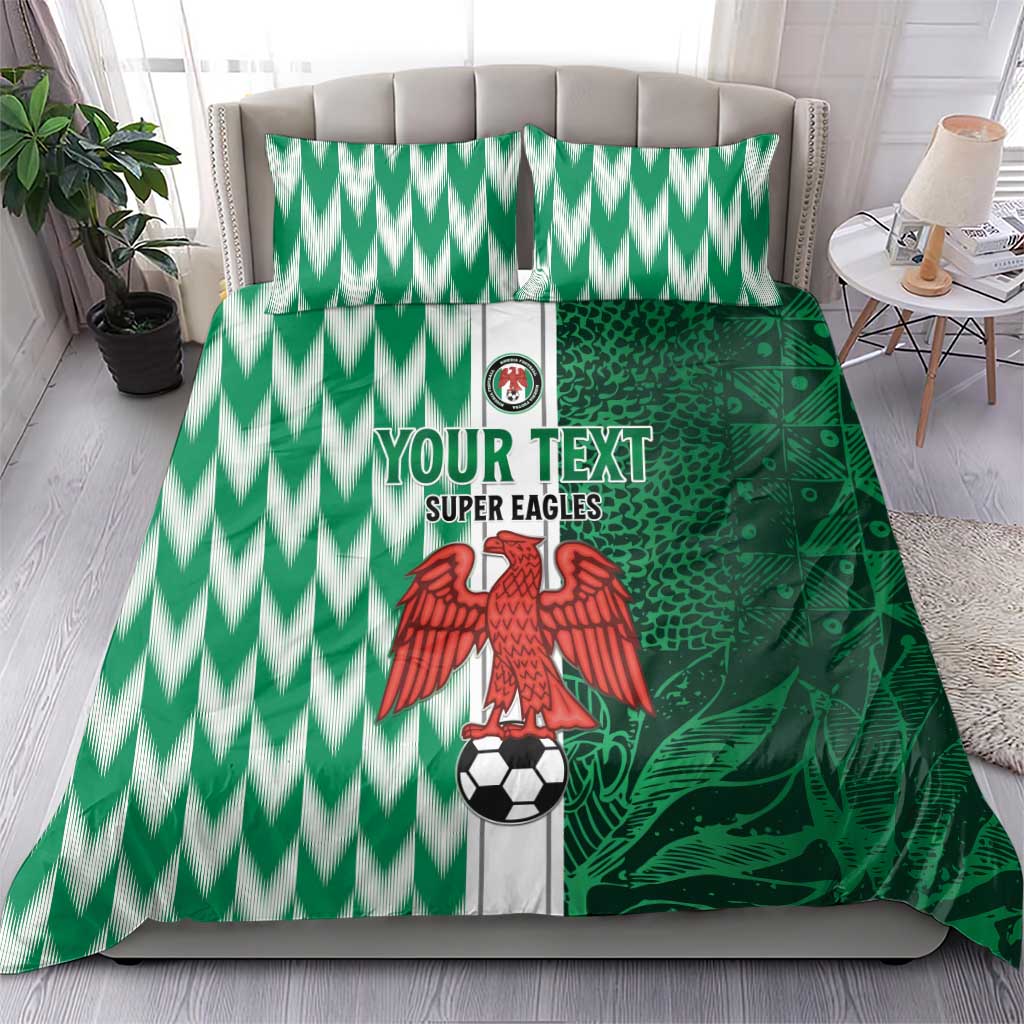 Custom Nigeria Football Bedding Set Go Champions LT15