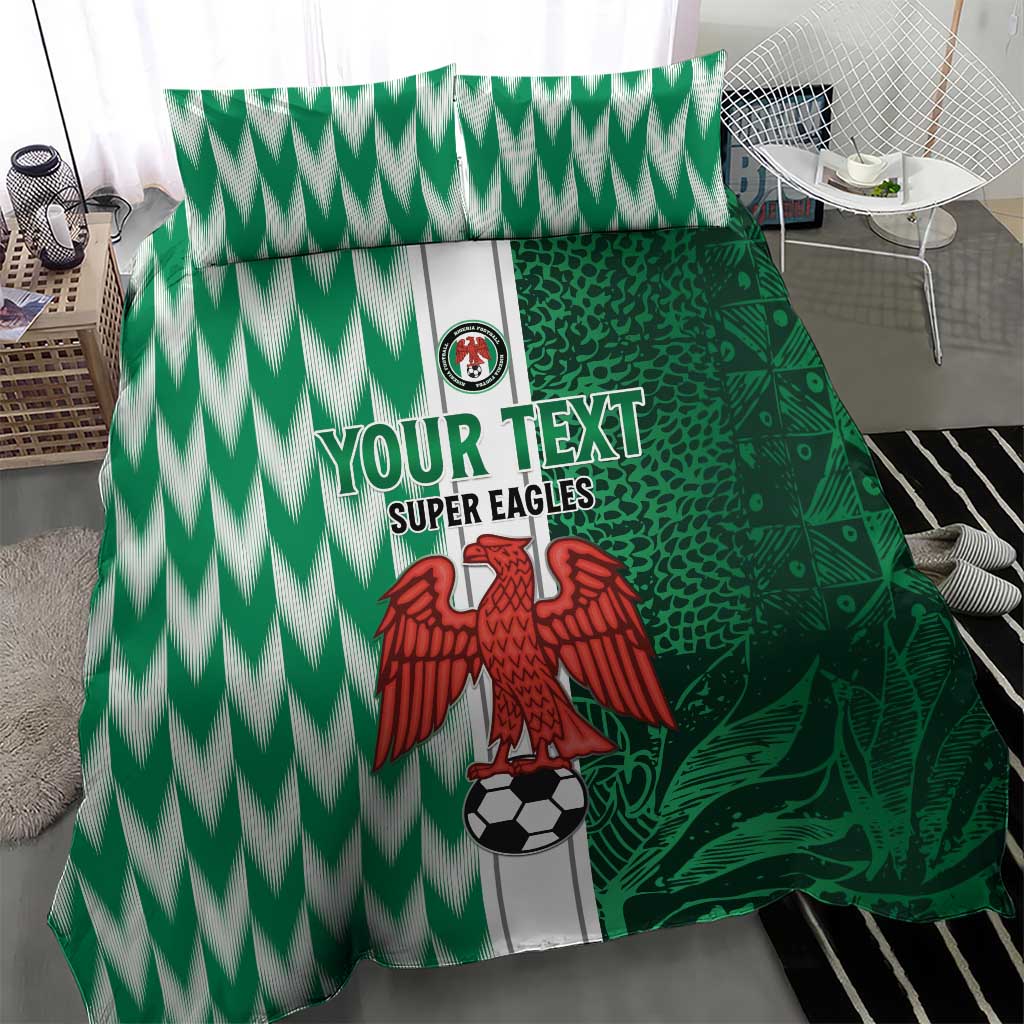Custom Nigeria Football Bedding Set Go Champions LT15