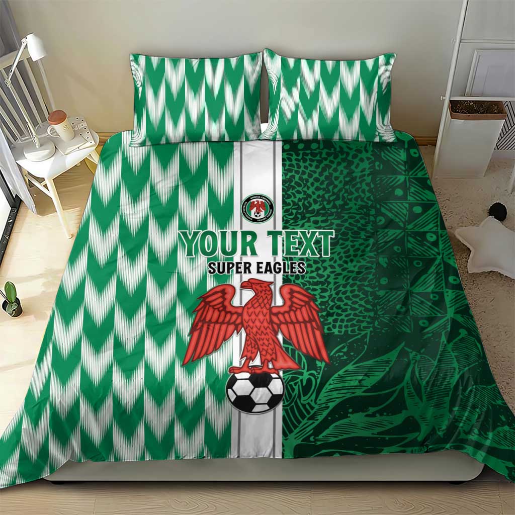Custom Nigeria Football Bedding Set Go Champions LT15