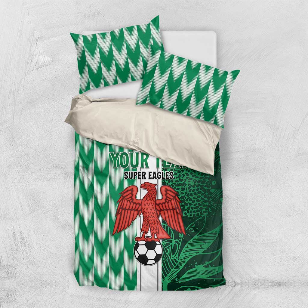 Custom Nigeria Football Bedding Set Go Champions LT15