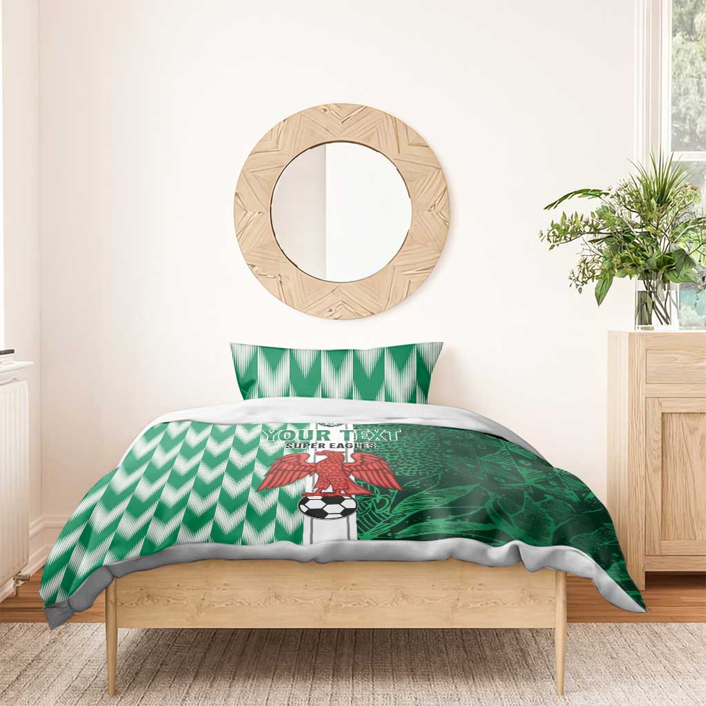 Custom Nigeria Football Bedding Set Go Champions LT15