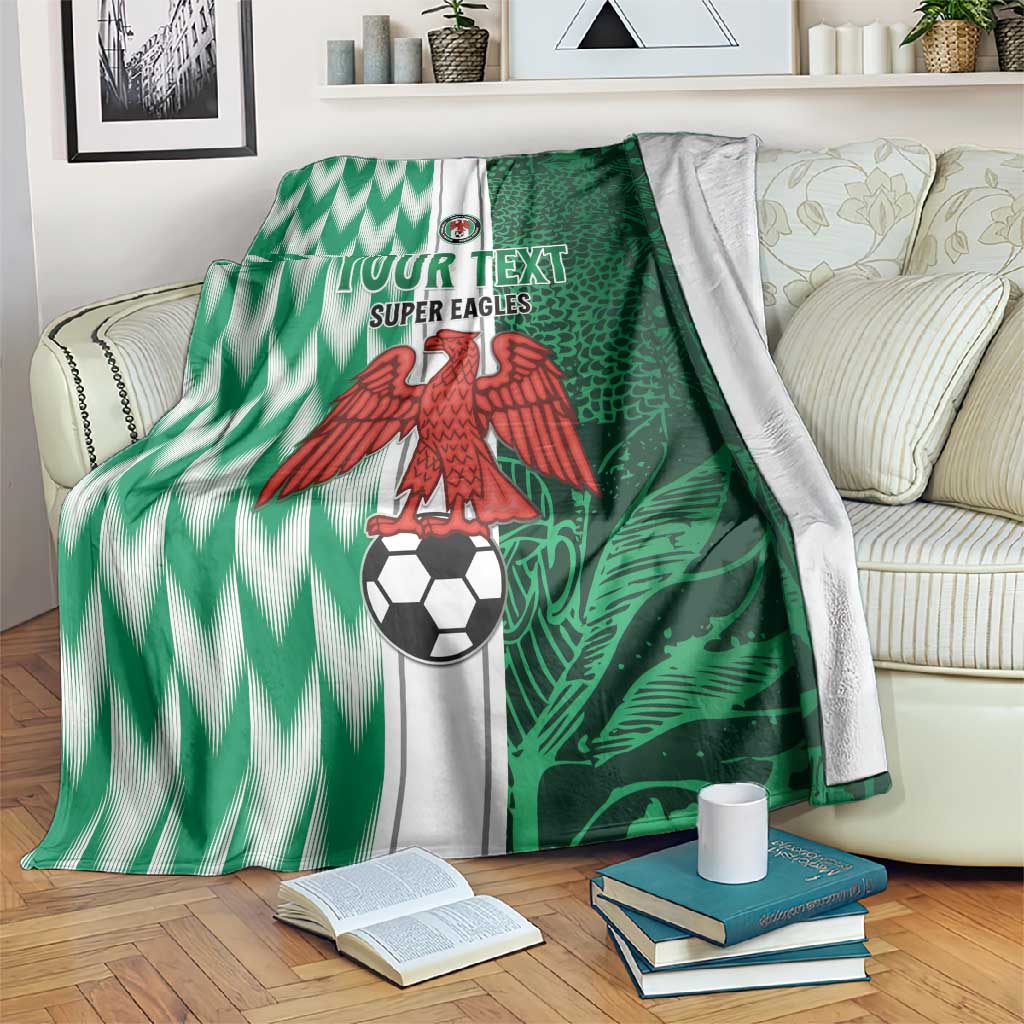 Custom Nigeria Football Blanket Go Champions LT15