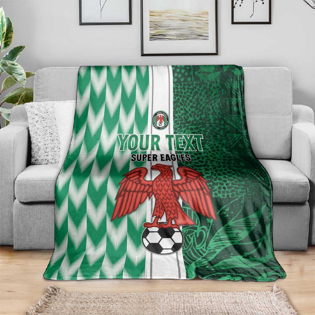 Custom Nigeria Football Blanket Go Champions LT15
