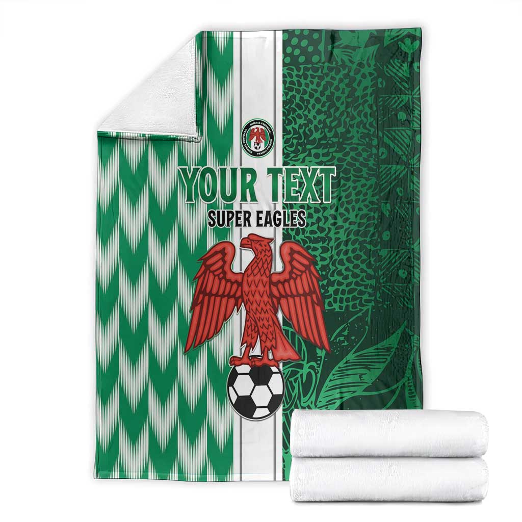 Custom Nigeria Football Blanket Go Champions LT15