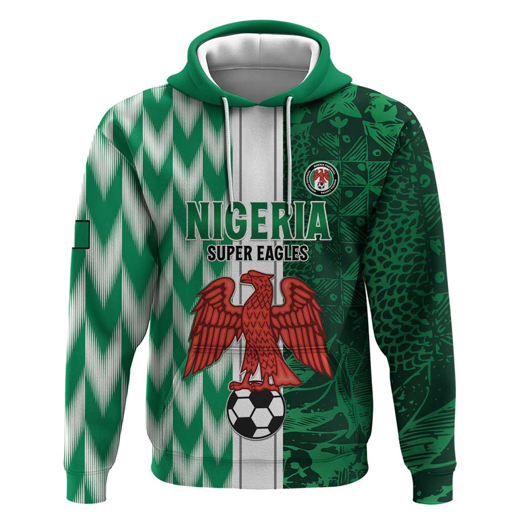 Custom Nigeria Football Hoodie Come On Super Eagles LT15