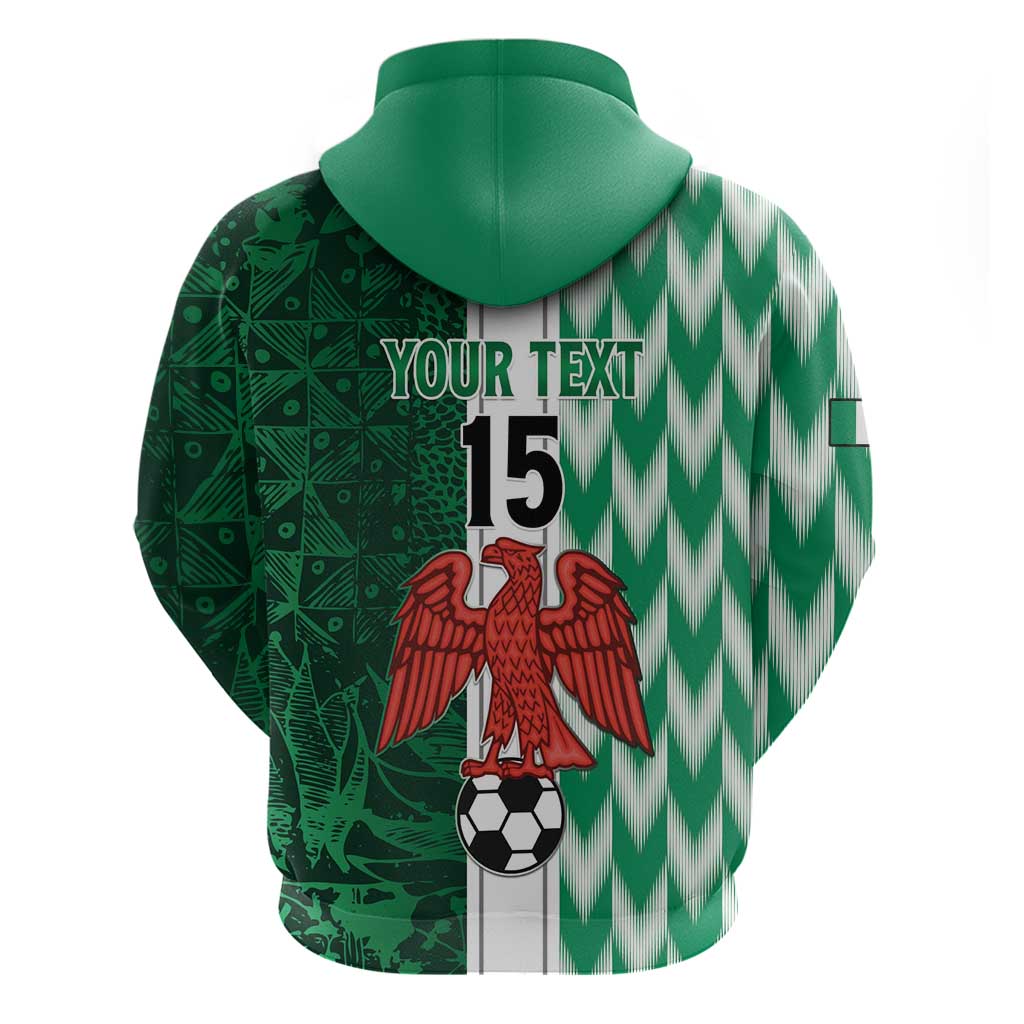 Custom Nigeria Football Hoodie Come On Super Eagles LT15