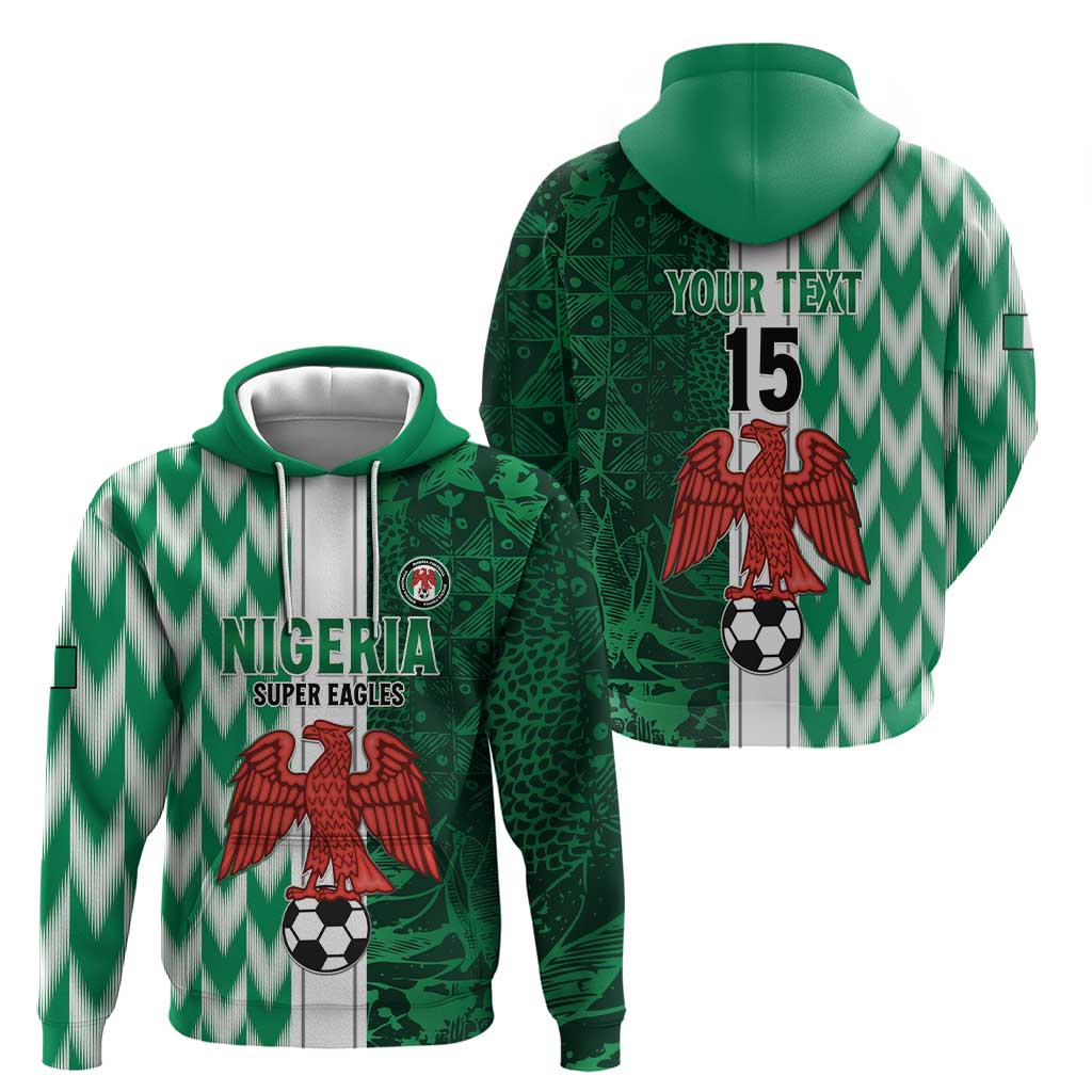 Custom Nigeria Football Hoodie Come On Super Eagles LT15