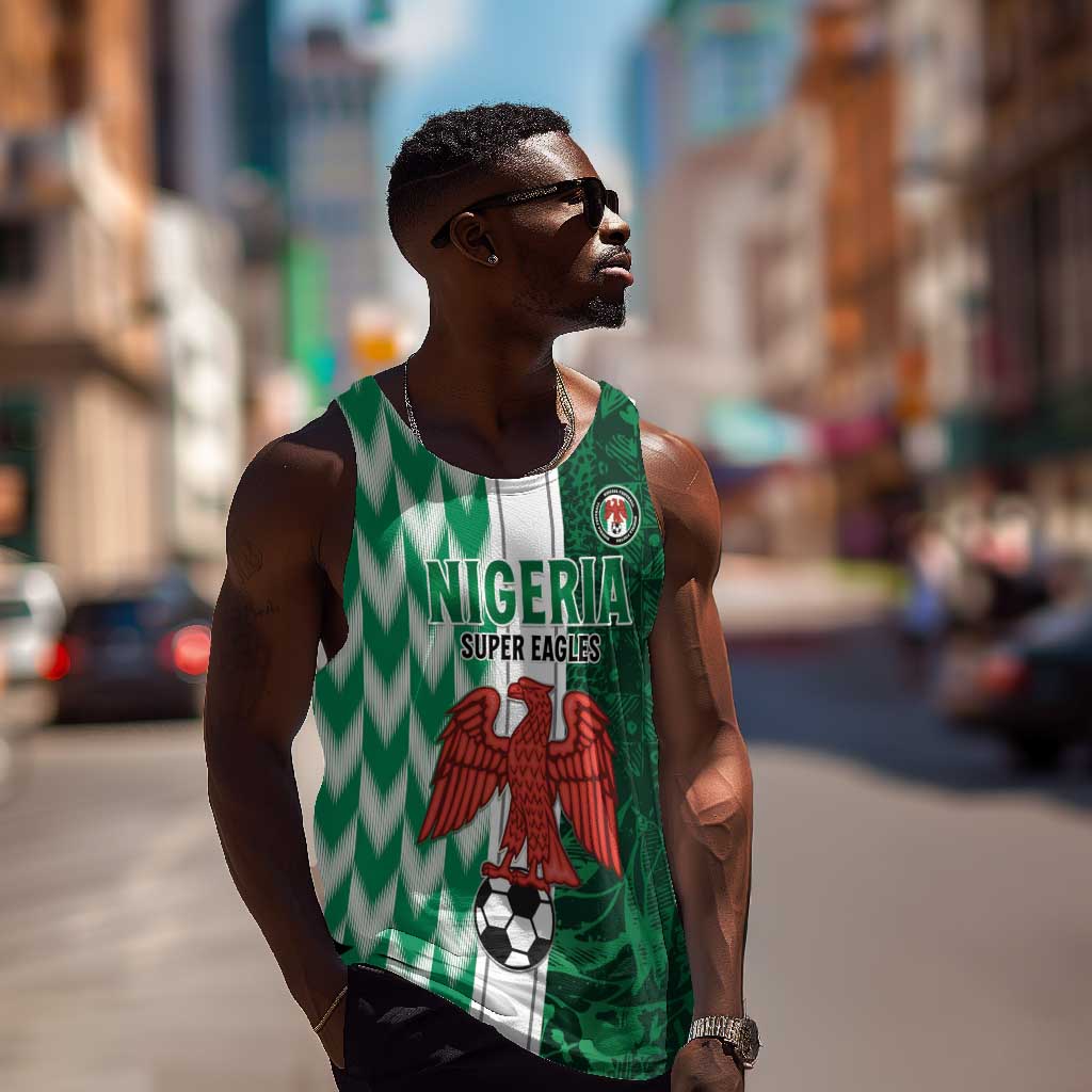Custom Nigeria Football Men Tank Top Go Champions LT15