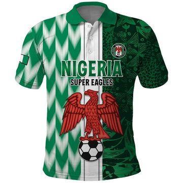 Custom Nigeria Football Polo Shirt Come On Super Eagles LT15