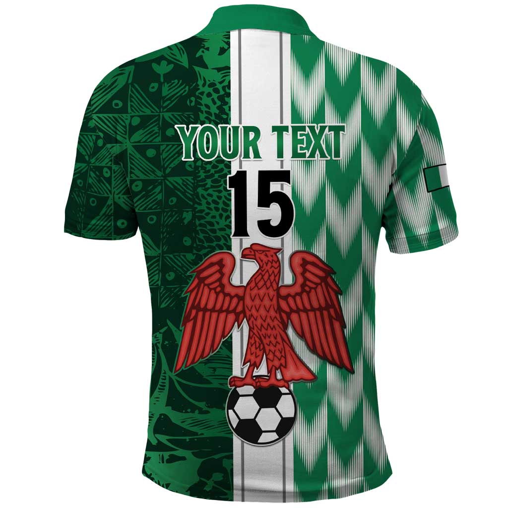 Custom Nigeria Football Polo Shirt Come On Super Eagles LT15